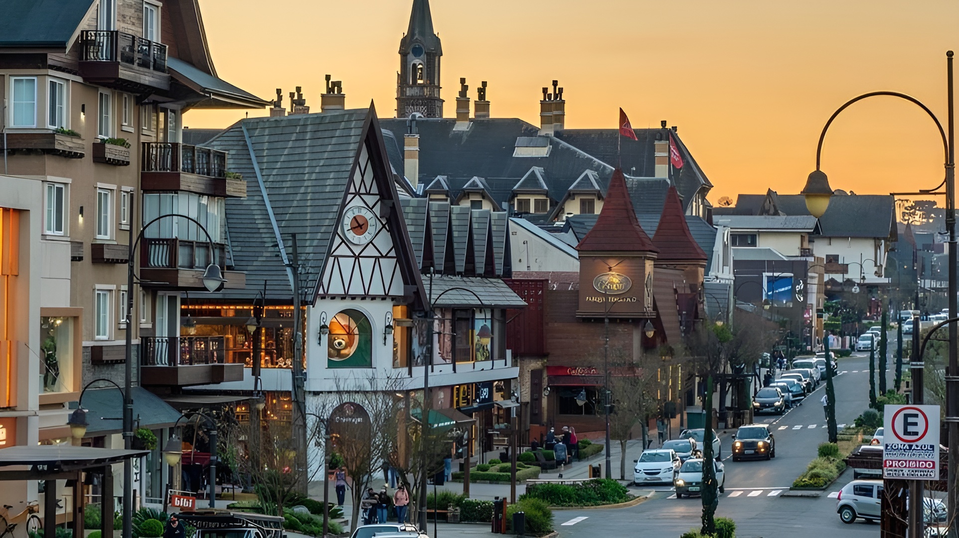 Vista panorâmica de Gramado, uma das melhores cidades para viver no Brasil
